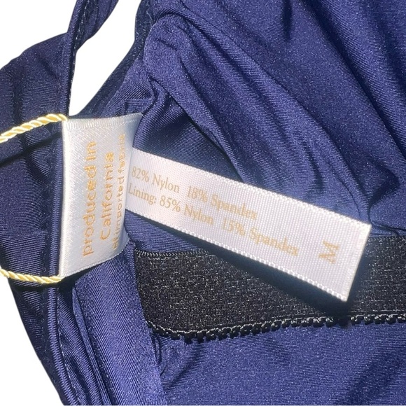 NWT Draper James x Helen Jon Collab Sisterhood Nassau Blue One-Piece Swimsuit M - Picture 8 of 8